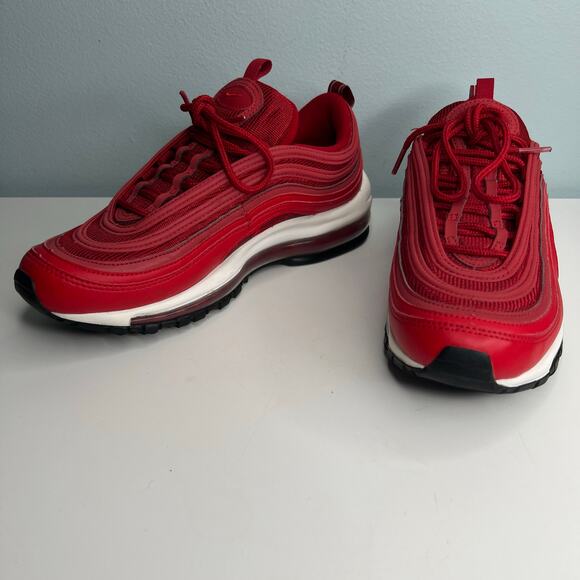 Nike Air Max 97 University Red Lace Up Running Shoe Womens Size 7.5 CQ9896-600 - Picture 6 of 15